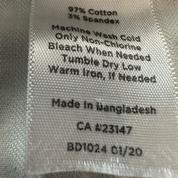 Talbots Capris Cropped Pants Womens 8 Blue Check Pockets Coastal Grandma - Picture 5 of 10